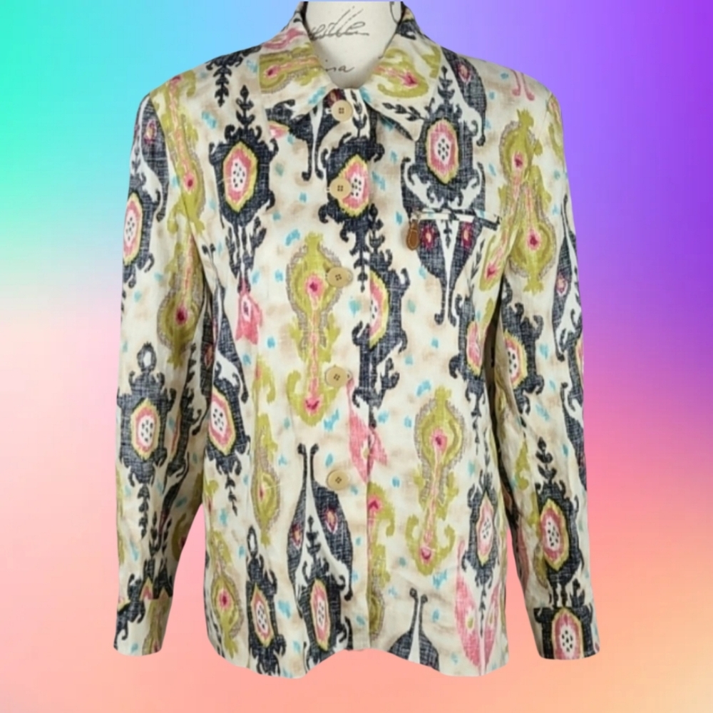 Vintage Southwestern Multicolor Shacket